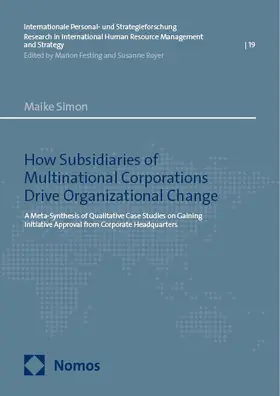 Simon | How Subsidiaries of Multinational Corporations Drive Organizational Change | Buch | 978-3-7560-1709-6 | www.sack.de