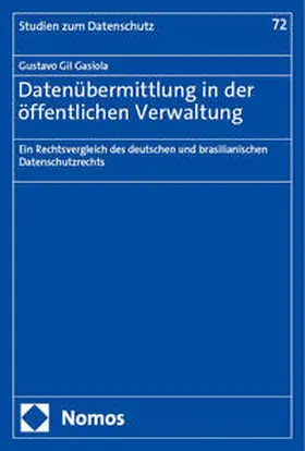 Gasiola |  Datenübermittlung in der öffentlichen Verwaltung | Buch |  Sack Fachmedien