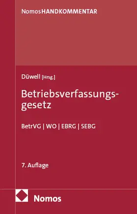 Düwell |  Betriebsverfassungsgesetz | Buch |  Sack Fachmedien