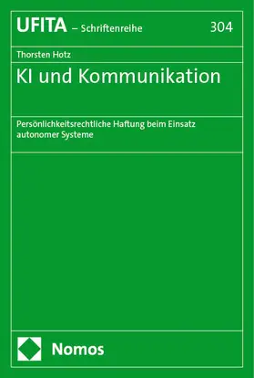 Hotz | KI und Kommunikation | Buch | 978-3-7560-1862-8 | sack.de