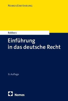 Robbers |  Einführung in das deutsche Recht | Buch |  Sack Fachmedien
