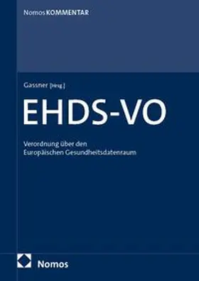 Gassner |  EHDS-VO | Buch |  Sack Fachmedien