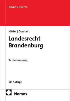 Härtel / Dombert |  Landesrecht Brandenburg | Buch |  Sack Fachmedien