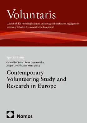 Civico / Domaradzka / Grotz |  Contemporary Volunteering Study and Research in Europe | Buch |  Sack Fachmedien