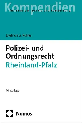 Rühle | Polizei- und Ordnungsrecht Rheinland-Pfalz | Buch | 978-3-7560-2364-6 | sack.de