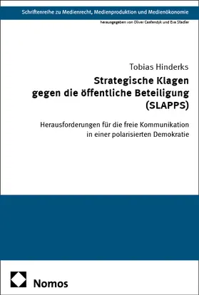 Hinderks |  Strategische Klagen gegen die öffentliche Beteiligung (SLAPPS) | Buch |  Sack Fachmedien