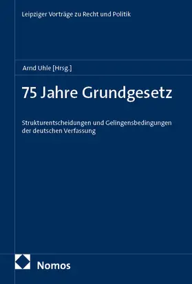 Uhle | 75 Jahre Grundgesetz | Buch | 978-3-7560-3300-3 | www.sack.de