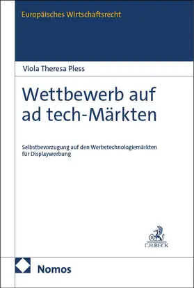 Pless | Wettbewerb auf ad tech-Märkten | Buch | 978-3-7560-3480-2 | www.sack.de