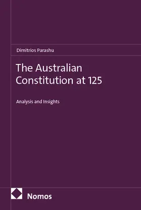 Parashu |  The Australian Constitution at 125 | Buch |  Sack Fachmedien