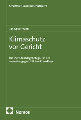 Oppermann |  Klimaschutz vor Gericht | Buch |  Sack Fachmedien