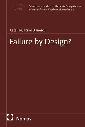 Stanescu / Stanescu |  Failure by Design? | Buch |  Sack Fachmedien