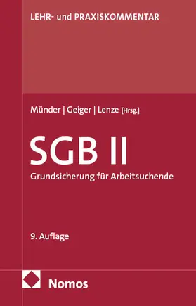 Münder / Geiger / Lenze | SGB II | Buch | 978-3-7560-3551-9 | www.sack.de