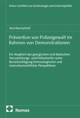 Nasrashvili | Prävention von Polizeigewalt im Rahmen von Demonstrationen | Buch | 978-3-7560-3641-7 | www.sack.de
