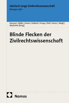Hamann / Belke / Esmer |  Blinde Flecken der Zivilrechtswissenschaft | Buch |  Sack Fachmedien
