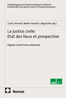 Gsell / Ferrand / Meller-Hannich |  La justice civile: Etat des lieux et prospective | Buch |  Sack Fachmedien