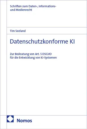 Seeland | Datenschutzkonforme KI | Buch | 978-3-7560-3920-3 | www.sack.de
