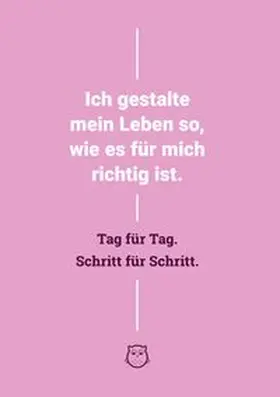 Fechtig |  Tadaaa!-Journal Basic - Umschlag rosa mit Motivationsspruch, Klammerheftung, 14,8 x 21 cm, 48 Seiten | Buch |  Sack Fachmedien