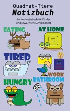 Heppke |  Quadrat-Tiere Notizbuch | Buch |  Sack Fachmedien