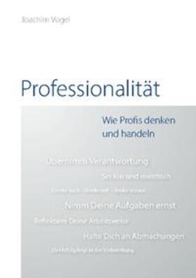 Vogel | Professionalität | Buch | 978-3-7562-1526-3 | sack.de
