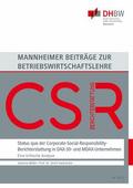 Müller / Harbrücker |  Status quo der Corporate-Social-Responsibility-Berichterstattung in DAX-30- und MDAX-Unternehmen | eBook | Sack Fachmedien