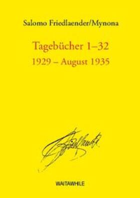 Friedlaender / Thiel / Geerken |  Tagebücher 1-32 | Buch |  Sack Fachmedien