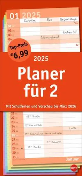  Basic Planer für zwei 2025 | Sonstiges |  Sack Fachmedien