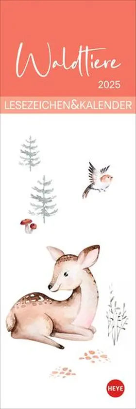  Waldtiere Lesezeichen & Kalender 2025 | Sonstiges |  Sack Fachmedien