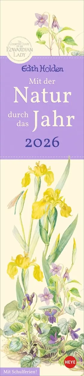 Holden |  Edith Holden: Mit der Natur durchs Jahr Kalender 2026 | Sonstiges |  Sack Fachmedien