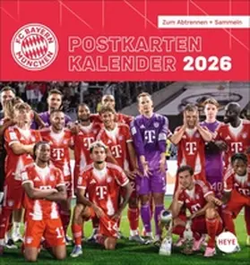 Heye |  FC Bayern München Postkartenkalender 2026 | Sonstiges |  Sack Fachmedien