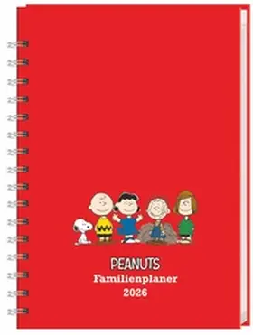 Peanuts Familienplaner-Buch A5 2026 | Buch | 978-3-7564-1044-6 | www.sack.de