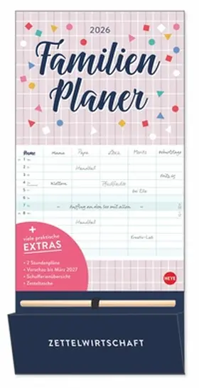 Heye |  Familienplaner plus Tasche 2026 | Sonstiges |  Sack Fachmedien