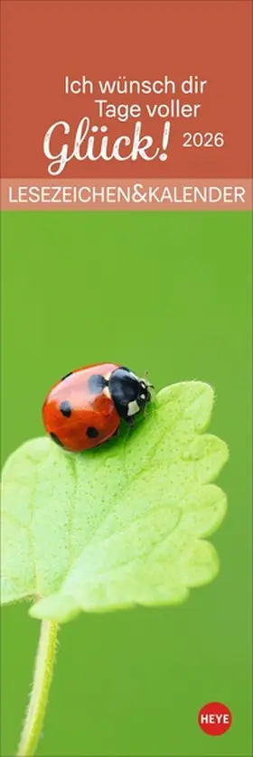  Tage voller Glück Lesezeichen & Kalender 2026 | Sonstiges |  Sack Fachmedien