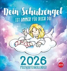 Heye |  Schutzengel Postkartenkalender 2026 | Sonstiges |  Sack Fachmedien