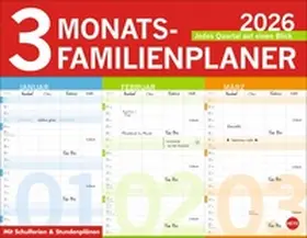  3-Monats-Familienplaner 2026 | Sonstiges |  Sack Fachmedien