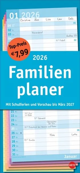 Basic Familienplaner 2026 | Sonstiges | 978-3-7564-1105-4 | www.sack.de