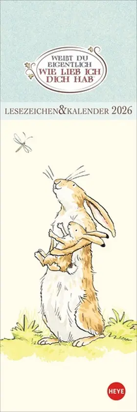 Weißt Du eigentlich, wie lieb ich Dich hab Lesezeichen & Kalender 2026 | Sonstiges |  Sack Fachmedien