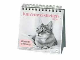  Katzen Weisheiten Premium-Postkartenkalender 2026 | Sonstiges |  Sack Fachmedien