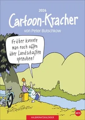  Peter Butschkow: Cartoon-Kracher Halbmonatskalender 2026 | Sonstiges |  Sack Fachmedien