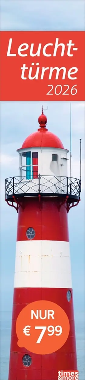 Heye |  times&more Leuchttürme Langplaner 2026 | Sonstiges |  Sack Fachmedien