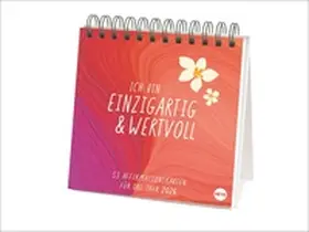  Ich bin einzigartig und wertvoll Premium-Postkartenkalender2026 - 53 Affirmationskarten für das Jahr | Sonstiges |  Sack Fachmedien