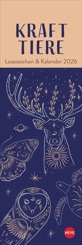  Krafttiere Lesezeichen & Kalender 2026 | Sonstiges |  Sack Fachmedien