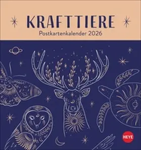  Krafttiere Postkartenkalender 2026 | Sonstiges |  Sack Fachmedien