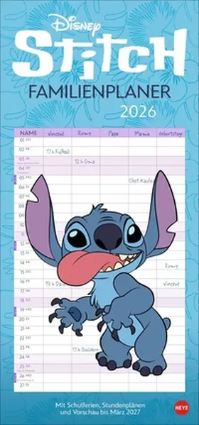  Stitch Familienplaner 2026 | Sonstiges |  Sack Fachmedien