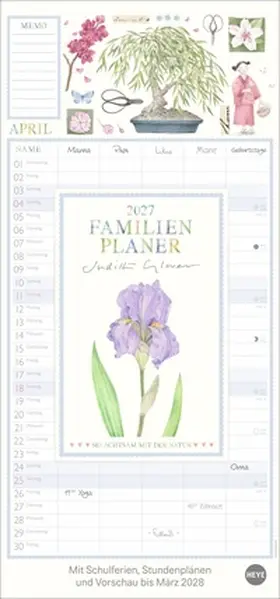  Judith Glover: Familienplaner 2027 | Sonstiges |  Sack Fachmedien