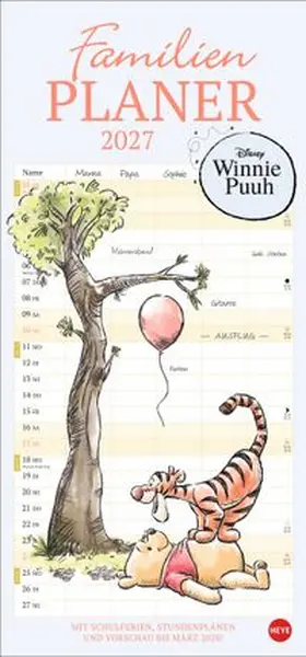 Heye |  Winnie Puuh Familienplaner 2027 | Sonstiges |  Sack Fachmedien
