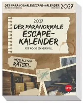 Heine |  Stefan Heine Der paranormale Escape-Kalender 2027 | Sonstiges |  Sack Fachmedien