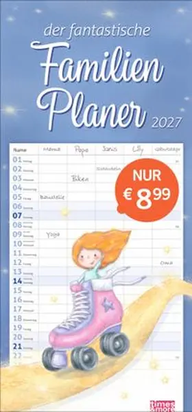  times&more Zauberwesen Familienplaner 2027 | Sonstiges |  Sack Fachmedien
