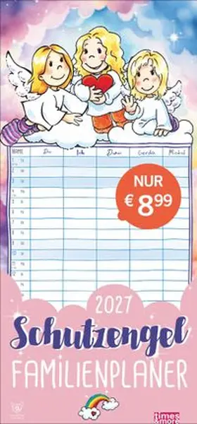 Heye |  times&more Schutzengel Familienplaner 2027 | Sonstiges |  Sack Fachmedien
