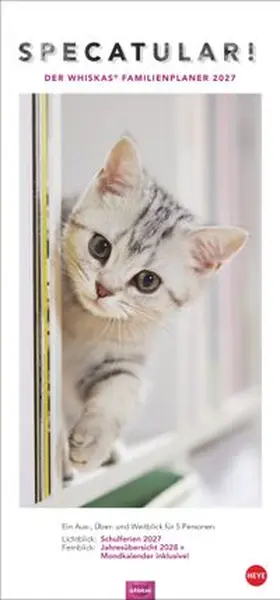  Whiskas Familienplaner 2027 | Sonstiges |  Sack Fachmedien