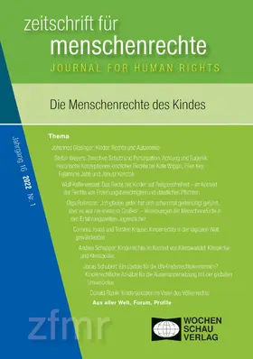 Krennerich / Binder / Debus |  Die Menschenrechte des Kindes | eBook | Sack Fachmedien